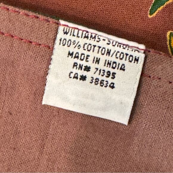 Williams-Sonoma Set of 4 Green Floral Placemats & Napkins - Picture 3 of 7